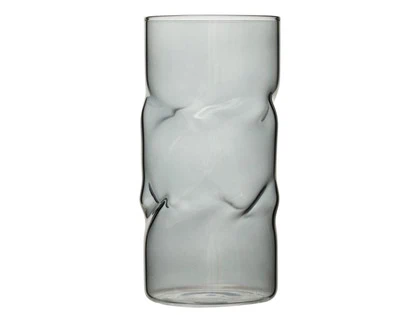 2 stk. Grasie vaser, grå fra Lauvring - D9xH18,5