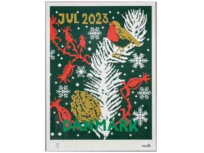 Unik Lego-mosaik til fordel for Julemærkehjemmene #2