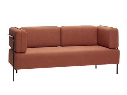Block Sofa Rødbrun fra Hübsch