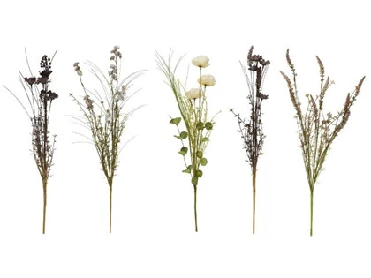 Ib Laursen, Kunstige blomster, Brun, Plastik, L: 50 cm