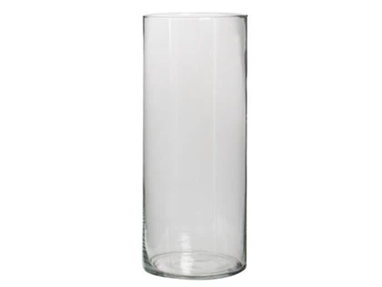 Lauvring, Dea cylindervase, klar, glas, D12,5xH25