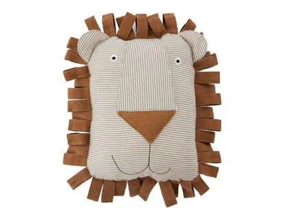OYOY, Lobo Løve Denim pude, H40 x L37 x W14 cm