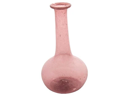Accantus, Opal Recycled glas vase, Lilla/Hvid, 11x11x19 cm