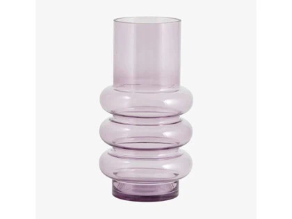 Nordal, MAUI vase, glas, lilla, h26,5cm