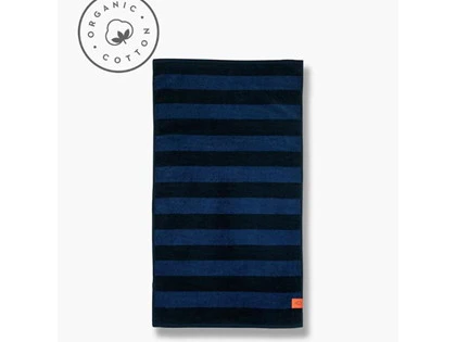 Mette Ditmer, AROS gæstehåndklæde, midnight blue, 50 x 90 cm
