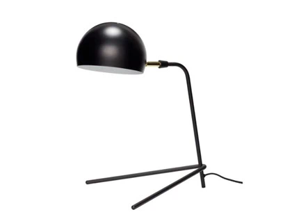 Hübsch, Peace bordlampe, sort, 25x35xh44 cm