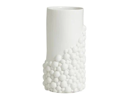 Nordal, NAXOS vase, keramik, hvid, h25 cm 