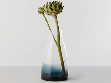 RO Collection, Flower vase no. 3, indigo blue