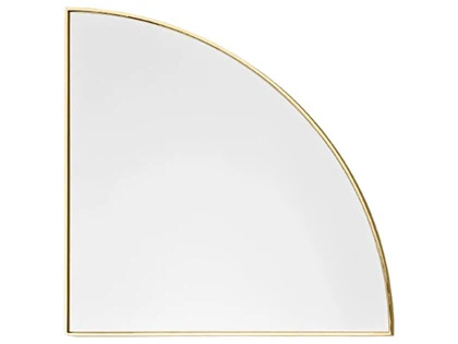 AYTM, UNITY spejl, 1/4 cirkel, Guld, L25,1xW25 cm