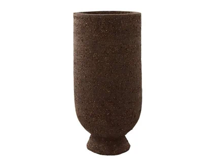 AYTM, TERRA blomsterpotte/vase, Java brown, Ø13xH27 cm
