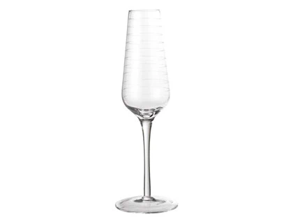 Bloomingville, Alva Champagne Glas, Klar, Ø7xH25 cm