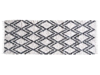 Au Maison, Berber gulvtæppe, Natural/Black, 70x200 cm