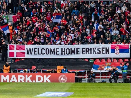Welcome home Eriksen - Banner