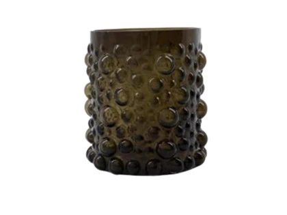 House Doctor, Foam vase, brun, h: 19 x ø: 15 cm