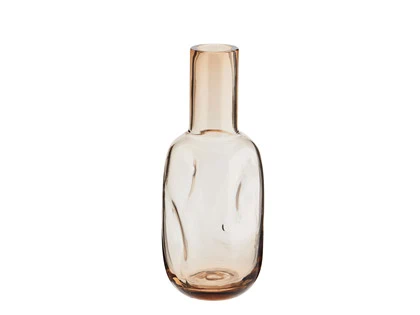 Madam Stoltz, vase, glas, brun, H31,5 cm