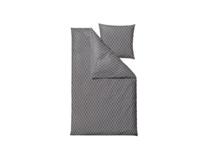 Södahl, Graphic grey sengetøj, 140x200, grå