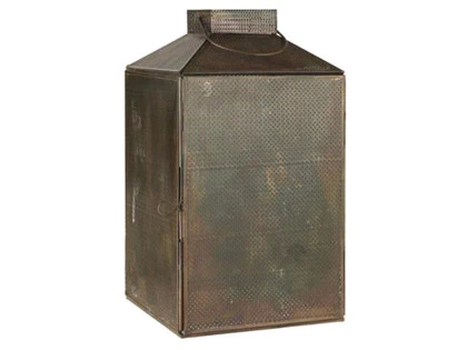 Ib Laursen, lanterne m. hulmønster, metal