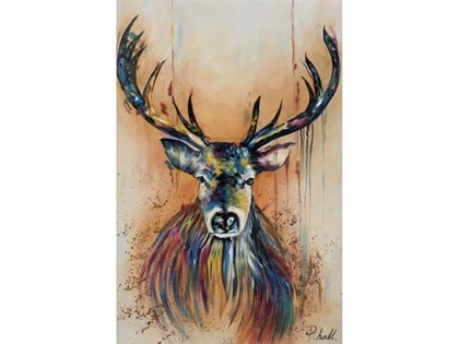 Maleri "Dear Deer" fra MyNewArt