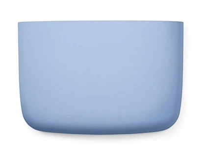 Normann Copenhagen, Pocket, vægopbevaring, pudderblå, Plastik, H:19 x L:28 x D:8,8 cm