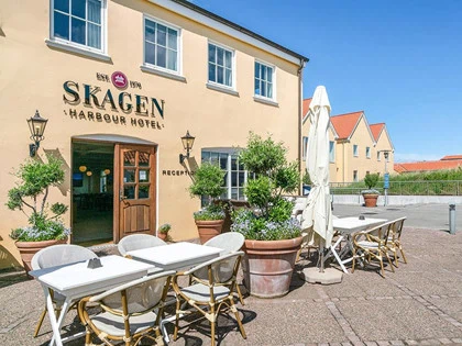 Ophold m/menu på Skagen Fiskerestaurant - Hotellet på toppen af Danmark