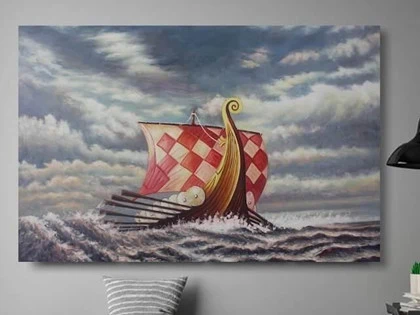 Maleri - Vikings fra MyNewArt 