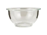 Ib Laursen, Glasskål, Klar, Glas, 500 ml., H:8 x Ø:13,8 cm