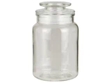 Ib Laursen, Krukke m/låg, Krukke, Klar, Glas, 1020 ml., H:17,5 x Dia:10,8 cm