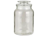 Ib Laursen, Krukke m/låg, Krukke, Klar, Glas, 1250 ml., H:19,5 x Dia:11,3 cm