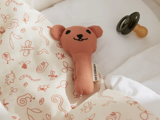 6 stk. Stofbleer i lyserød, grå og råhvid Økologisk bomuld fra Kids Concept