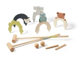 Kids Concept, Kroketsæt, Natur, Multi, Krydsfinér, L:72 x B:25,5 x H:4,5 cm