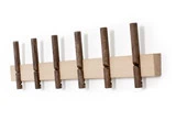 Reces knagerække med 6 knager i egetræ fra Roon & Rahn - 78 cm