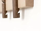 Reces knagerække med 6 knager i egetræ fra Roon & Rahn - 78 cm
