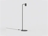 Frandsen FP Spot gulvlampe i sort metal – eksklusiv designlampe med justerbart spotlys