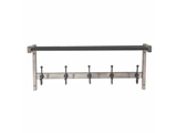 HOLMEN, Nancy, Hattehylde, Antik grå, Grantræ, Metal, L:81,5 x B:32 x H:32 cm