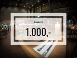 Gavekort a kr. 1.000,- til Restaurant Bolværket Gilleleje