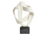Nordal, Rosala, Skulptur til dekoration, Hvid, Polyresin/Gips, H:43 x B:22 x D:12 cm