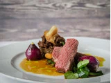 5-retters Gourmetophold for 2 på Tambohus Kro & Badehotel med udsigt udover Limfjorden