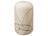 EDELWEISS, CARAMELA, Vase, Beige, Glas, Dia:13 x H:20,5 cm