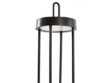 Light & Living, ISALO, Bordlampe LED, Sort, Metal, Ø:13 x H:50 cm