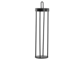 Light & Living, ISALO, Bordlampe LED, Sort, Metal, Ø:13 x H:50 cm