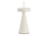 Light & Living, ANKENTA, Bordlampe LED, Creme, Metal, Ø:13 x H:28,5 cm
