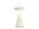Light & Living, ANKENTA, Bordlampe LED, Creme, Metal, Ø:13 x H:28,5 cm