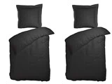 Sengesæt Raie - Black 140*200 - 76061215