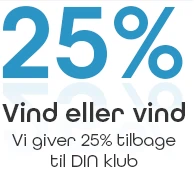 Startpakke til nye kunder hos Bet25.dk