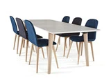 OBLIQUE hvid dansk designet spisebord fra PBJ Designhouse
