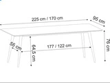 STICK-43-101 dansk arkitekttegnet spisebord fra PBJ Designhouse