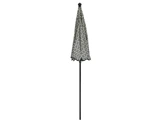 Port strandparasol i sort og sand polyester fra House Doctor