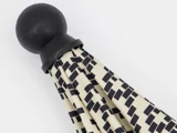 Port strandparasol i sort og sand polyester fra House Doctor