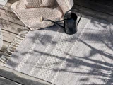 House Doctor, Ciero, Tæppe, Lysegrå, Recycled, Polyester, B:85 x L:130 cm