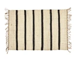 House Doctor, Sima, Tæppe, Sort, Natur, Jute, B:60 x L:90 cm